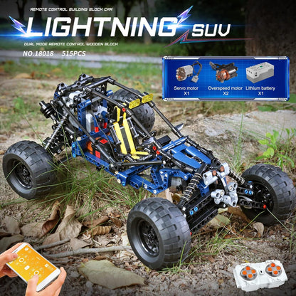 Mould King 18019 RC Off-Road Building Bricks Car Toys, Building Blocks Hurricane Clime Model with Motors, Remote Control Off-Road Car for Kids Age 8+/Adult, 708+ PCs