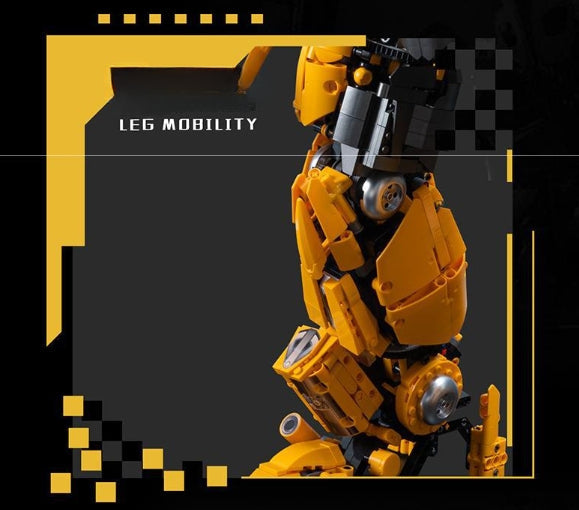 Kbox V5007 Bumble Bee Fully Armored Robot Transformer Theme Building Bricks Set, Gift and Collectible Building Blocks Toy for Adults/Teens (5692+PCs)