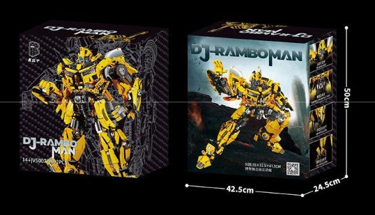 Kbox V5007 Bumble Bee Fully Armored Robot Transformer Theme Building Bricks Set, Gift and Collectible Building Blocks Toy for Adults/Teens (5692+PCs)