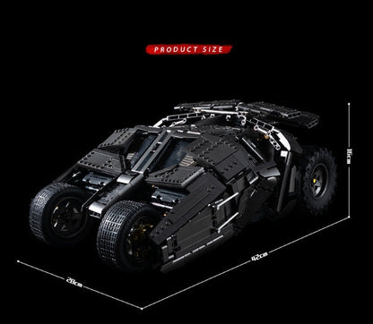 (B) Kbox 10517 Bat Mobile Theme Car Building Brick Toy Set, Gifts for Adults/Kids, Collectible Building Blocks (2830+PCs)